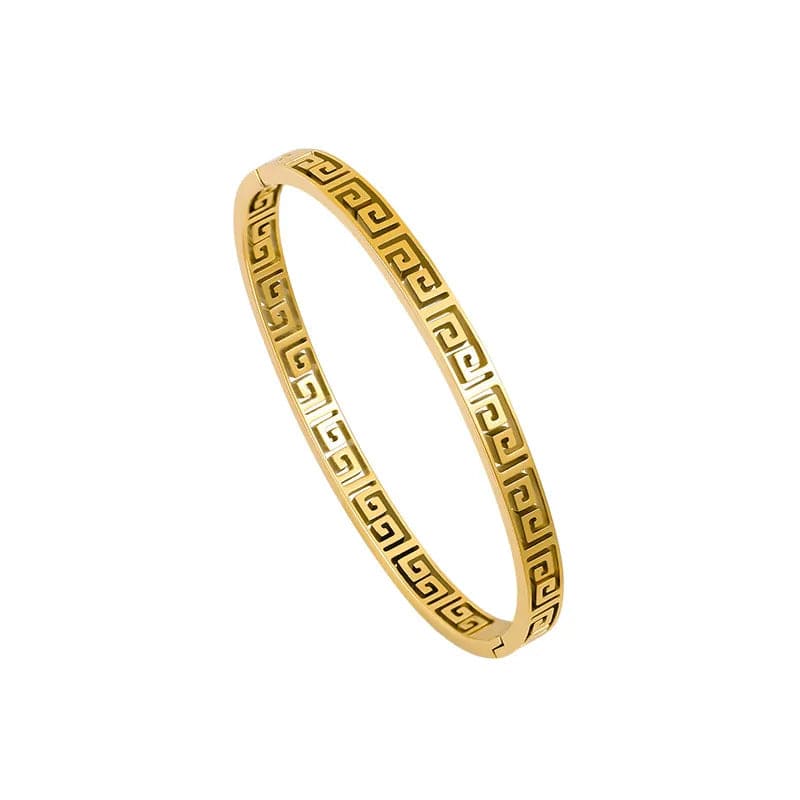 Sydney Lock 18K Gold-Plated Stainless Steel Bracelet