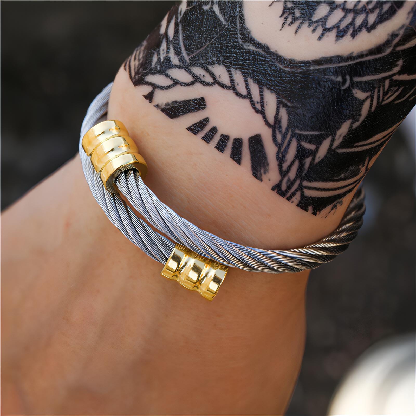 Bracelets Paris White & Yellow Gold Bracelet