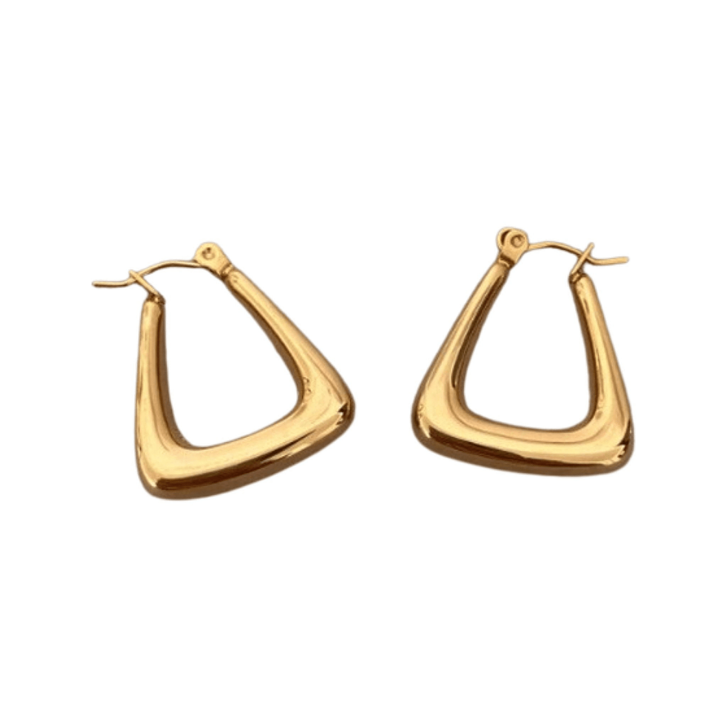 Beverly Hills Classic 14K Gold-Plated Hoop Earrings