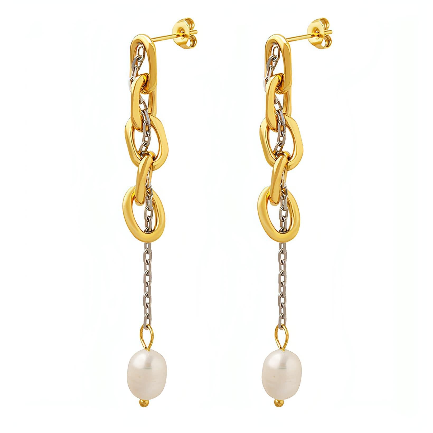 Capri Freshwater Pearl 18K Gold-Plated Dangle Earrings