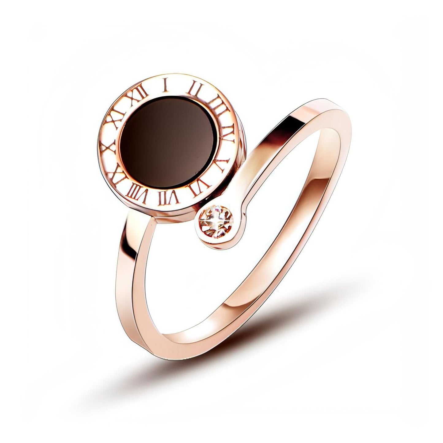 Sirius Onyx-Adorned Adjustable 18K Gold-Plated Ring